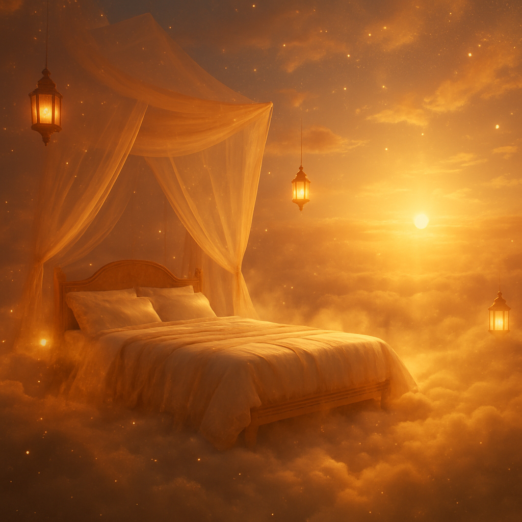 giường phong cách mơ mộng