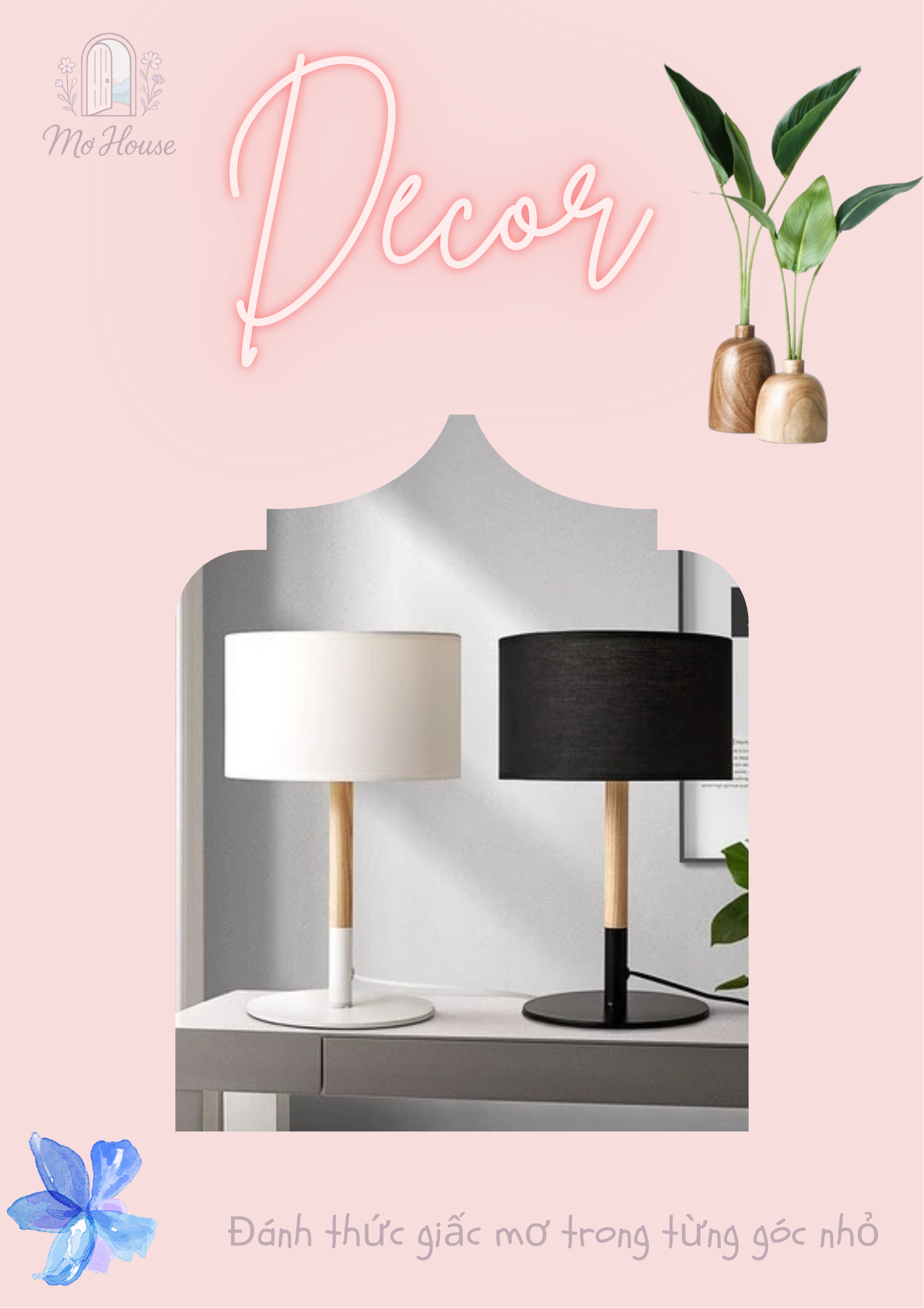 Đèn ngủ Minimalist không dây cảm ứng