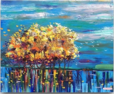 Tranh canvas phong cách thiên nhiên